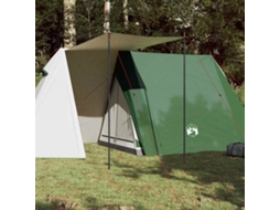 Vidaxl Tenda De Campismo Para 3 Pessoas Impermeável Verde