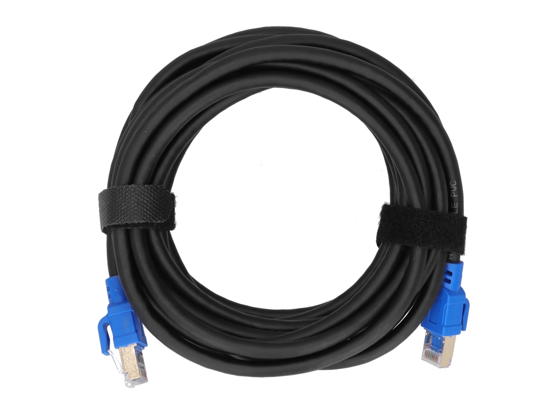 Cabo Ethernet Cat8 de 40 Gbps e 2000 MHz, 5 m, conector RJ45 banhado a ouro