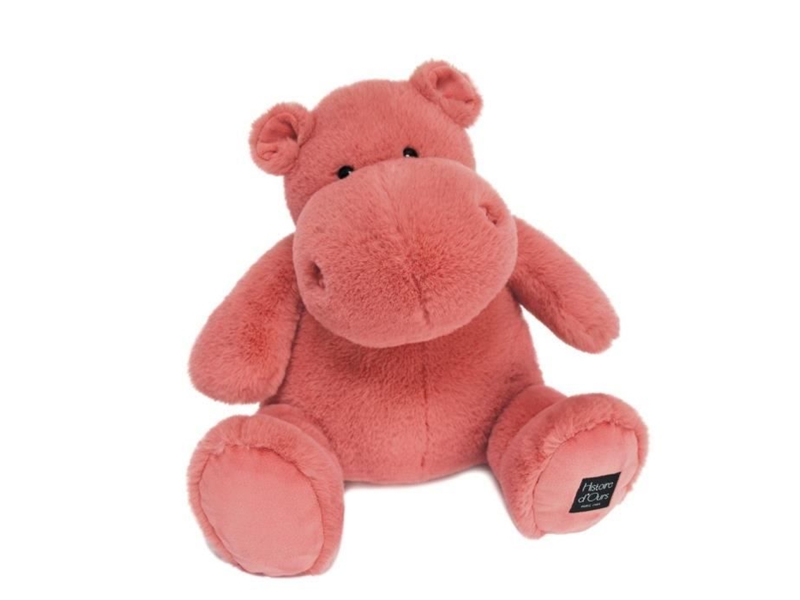 Brinquedo de Pelúcia Hipopótamo Bear Story 40Cm Rosa Misto Nascimento HISTOIRE D'OURS