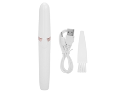 Afeitadora Eléctrica De Cejas Usb Para Mujer Blanca