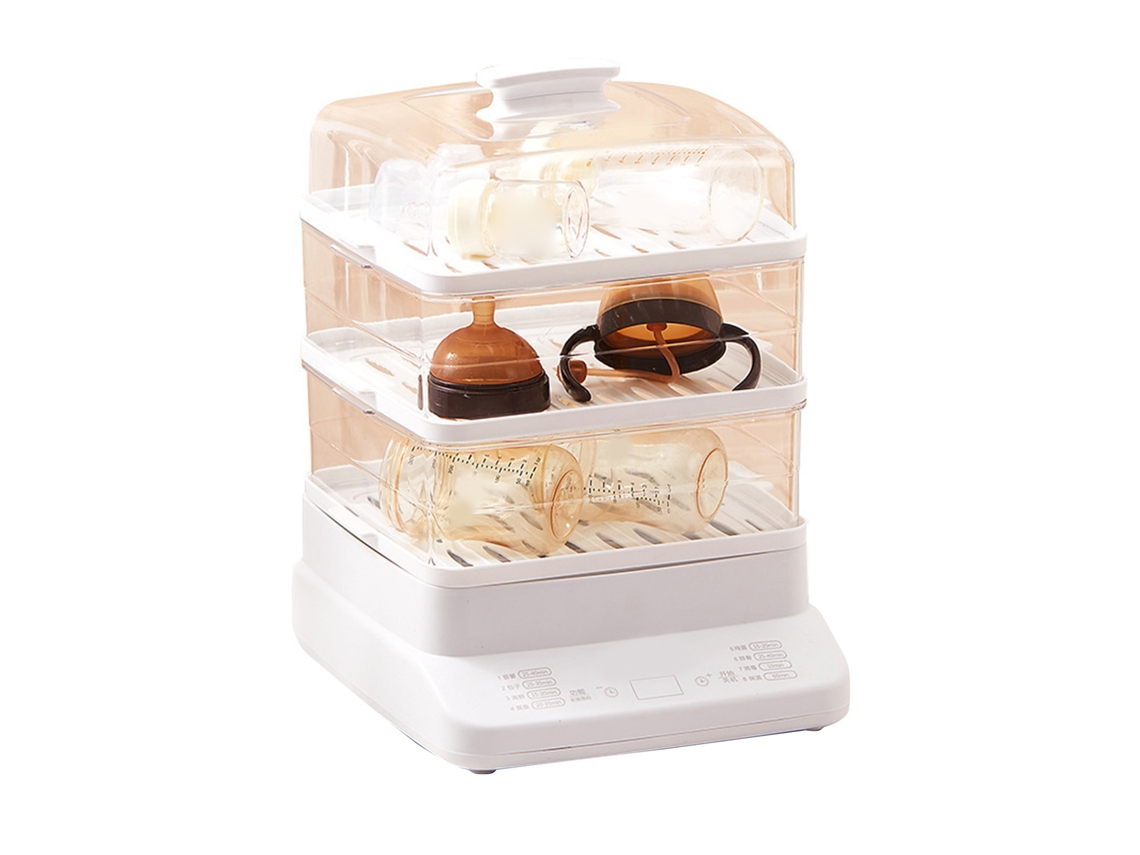 Vaporizador Elétrico De Grande Capacidade Laxiscreed Com 3 Camadas, Multifuncional, Visível E Desmontável Para Alimentos