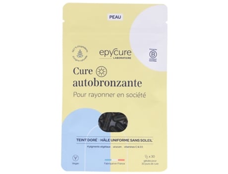 Cura Autobronceadora 30 Cápsulas EPYCURE