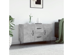 Vidaxl Aparador 100x36x60 Cm Derivados De Madeira Cinzento Cimento