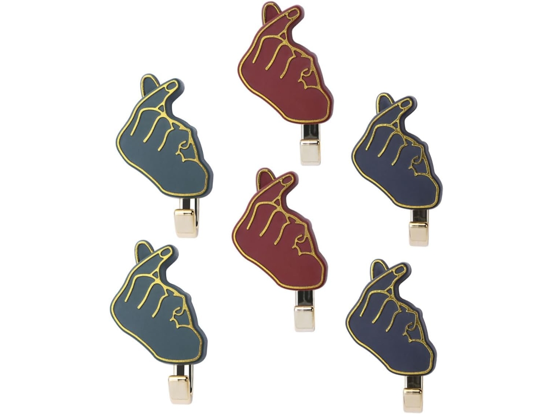 Conjunto De 6 Ganchos Decorativos De Parede, Casa, Ganchos Telescópicos Para Casa