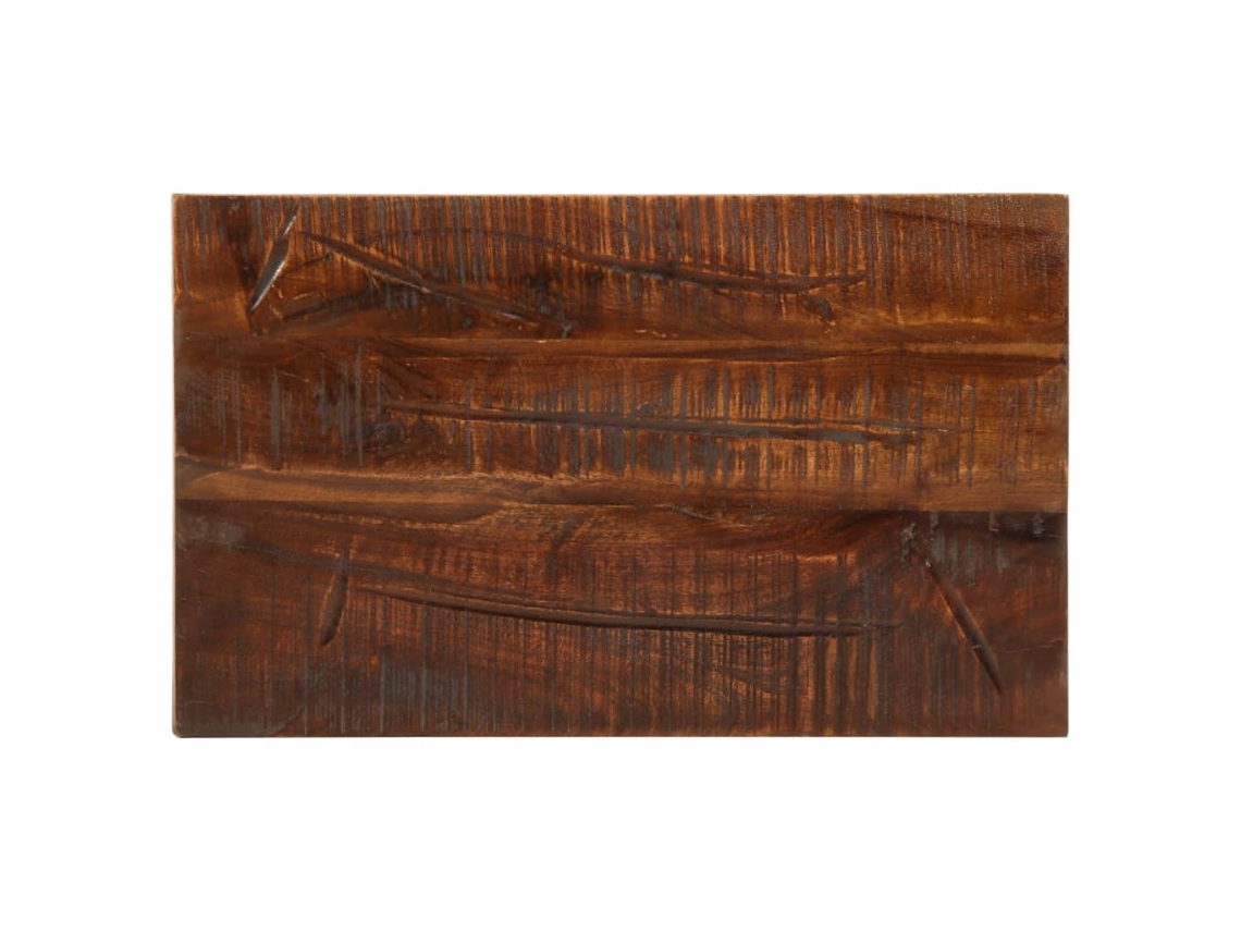 Vidaxl Tampo De Mesa Retangular 50x20x3,8 Cm Madeira Recuperada Maciça