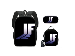 Amigos Imaginários\‎ If Mochila Escolar Mochila Lancheira Estojo Para Lápis Conjunto Presente Para Crianças Estudantes Slowmoose