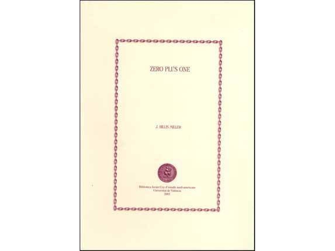 Livro Zero plus one de J Hillis Miller (Espanhol)