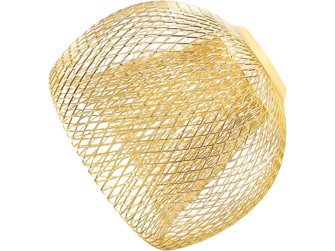 Luminária Pendente Retrô De Ferro Com Malha Geométrica Para Decoração De Interiores, Ideal Para Salas De Estar.