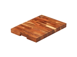 Vidaxl Tábua De Cortar 42x30x4 Cm Madeira De Acácia Maciça