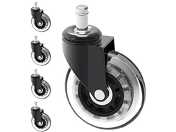 Rodízios De 10 Mm Para Cadeiras De Escritório, Protegem Pisos De Madeira. Aquaforge