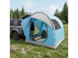 Vidaxl Tenda Para Carro Azul 239 X 210 X 210 Cm Poliéster E Aço