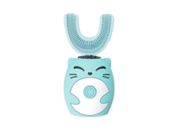 Escova de Dentes Infantil em Formato U, Ultrassônica Silicone com Rotação 360 ​​graus, Escov a Automática À Pr GOKOCO