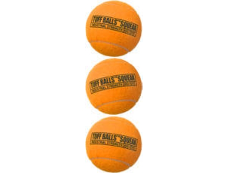Bolas para Cães  Tuff Balls Squeack 3 und Laranja (6cm)