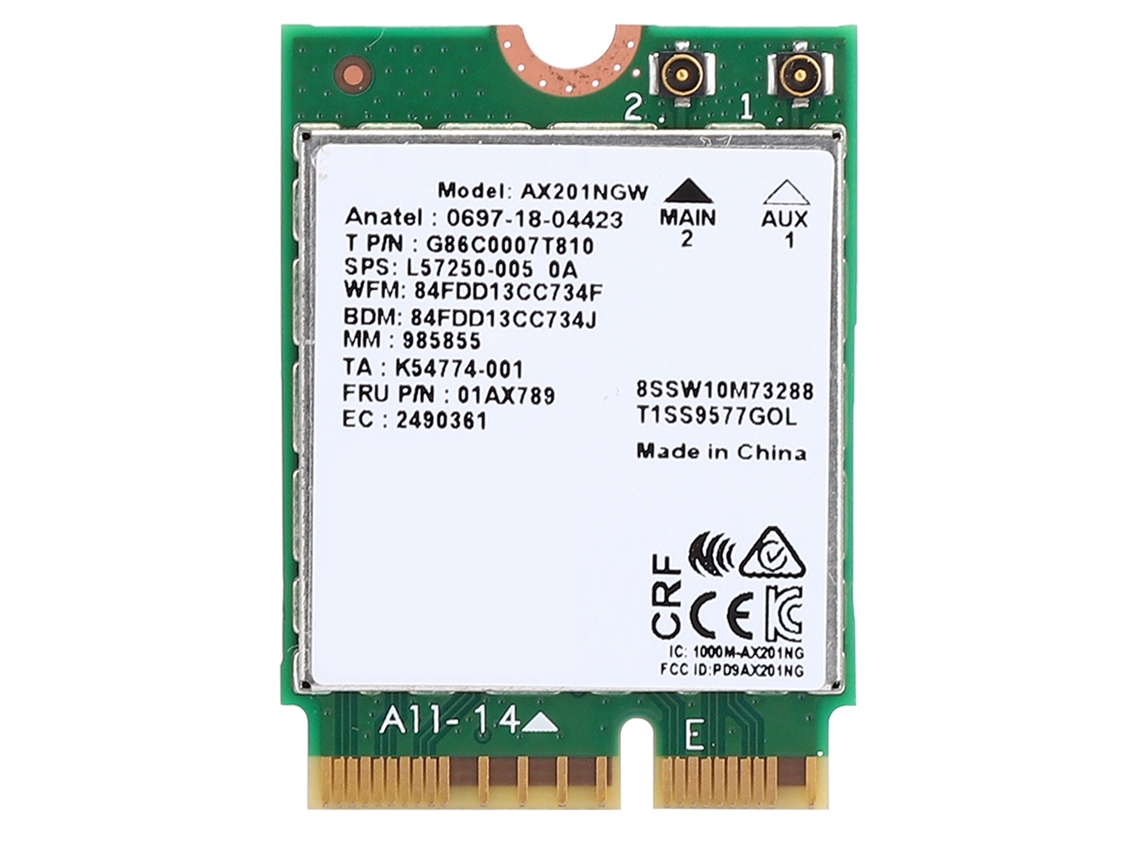 Placa De Rede Sem Fio (suporta Velocidade Gigabit Wifi6)