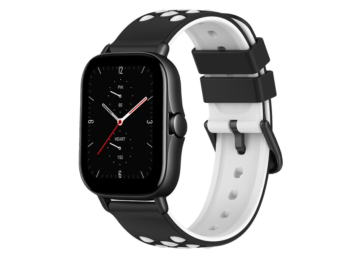 Pulseira De Silicone Bicolor De 20 Mm Para Amazfit Gts 2e