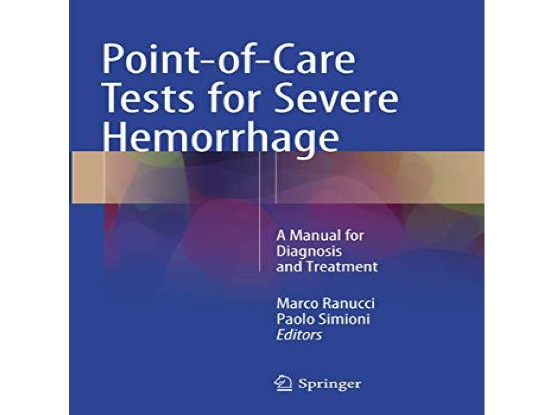 Livro Point-of-Care Tests for Severe Hemorrhage de Springer International Publishing AG (Inglês)