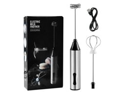 Espumador De Leite Elétrico, Café, Recarregável, Misturador Bebidas