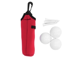 Bolsa de Golfe em Neoprene com 3 Bolas e 3 Tês S/MARCA