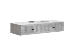 Mesa Lateral de Parede Cinzento Cimento 87,5x34,5x17cm MAISON EXCLUSIVE