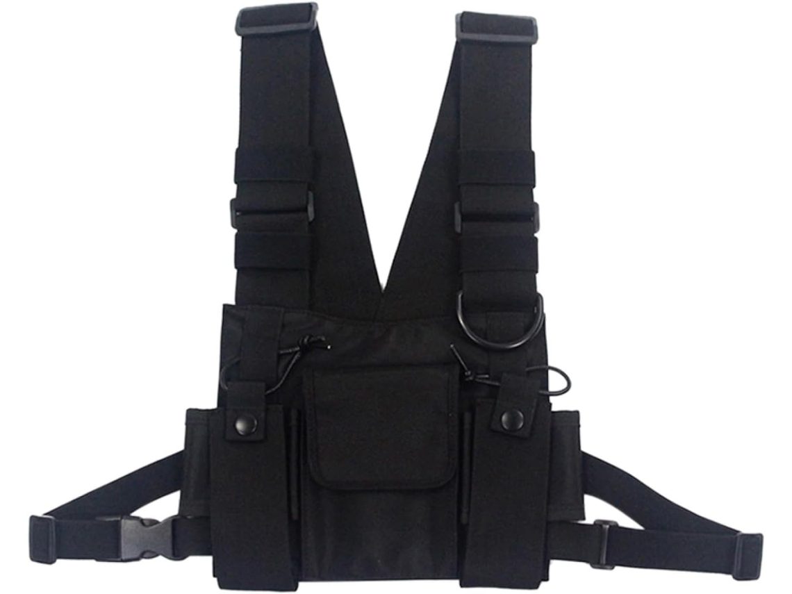 Bolsa Transversal Estilo Streetwear Feminina, Com Compartimento Funcional Para Celular E Carteira.