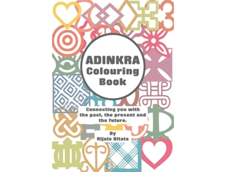 Livro Adinkra Colouring Book De Rijole Bitata (inglês)