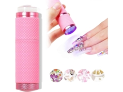 Portable Led Mini Nail Lamp, Uv Dryer For Gel Curing Light Handheld Hair Fl Ashlight 9 Led, no Batte GOKOCO