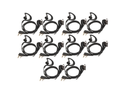 Aetheria fone de Ouvido para Rádio Bidirecional Walkie Talkie 2 Pinos K com Microfone 10pcs
