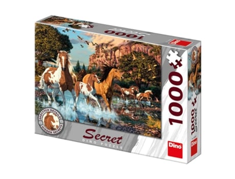 Puzzle 1000 Pcs Cavalos Secret Colection Dino