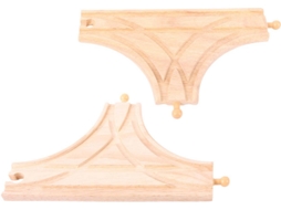 Trilho de Comboio BIGJIGS RAIL RTBJT108