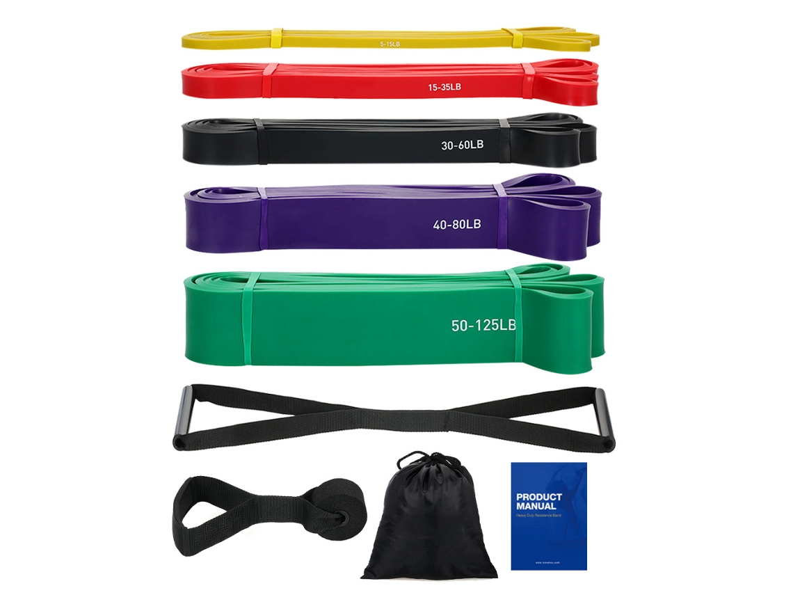Suporte para Faixas Elásticas 5 Peças para Flexões AQUAFORGE