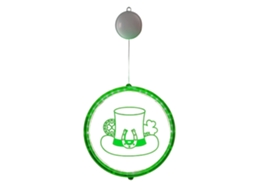 2026 luz Decorativa de São Patrício com Trevo Shamrock, Sinal de Luz Led Verde para Festa, Decoração Interior e Exterior