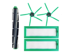 Kit de substituição para vorwerk vr200 vr300 aspirador peças reposição rolo principal escova rotação e pacote filtro hepa