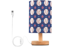 Abajur De Cabeceira Com Porta Usb, Sem Necessidade De Lâmpada, Luz Led Quente Para Quarto, Sala De Estar, Escritório
