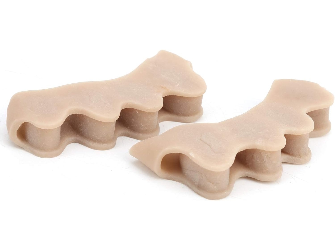 Corretor De Joanete Pocreation, Hallux Valgus, 2-separadores De Dedos Em Silicone Para Alívio Da Dor E Alinhamento Dos