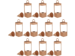 Conjunto SFUSHOS de 10 cestas de flores de papel para festas