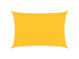 Para sol Estilo Vela Retangular 160 G/m² 3,5x5 M Pead Amarelo MAISON EXCLUSIVE