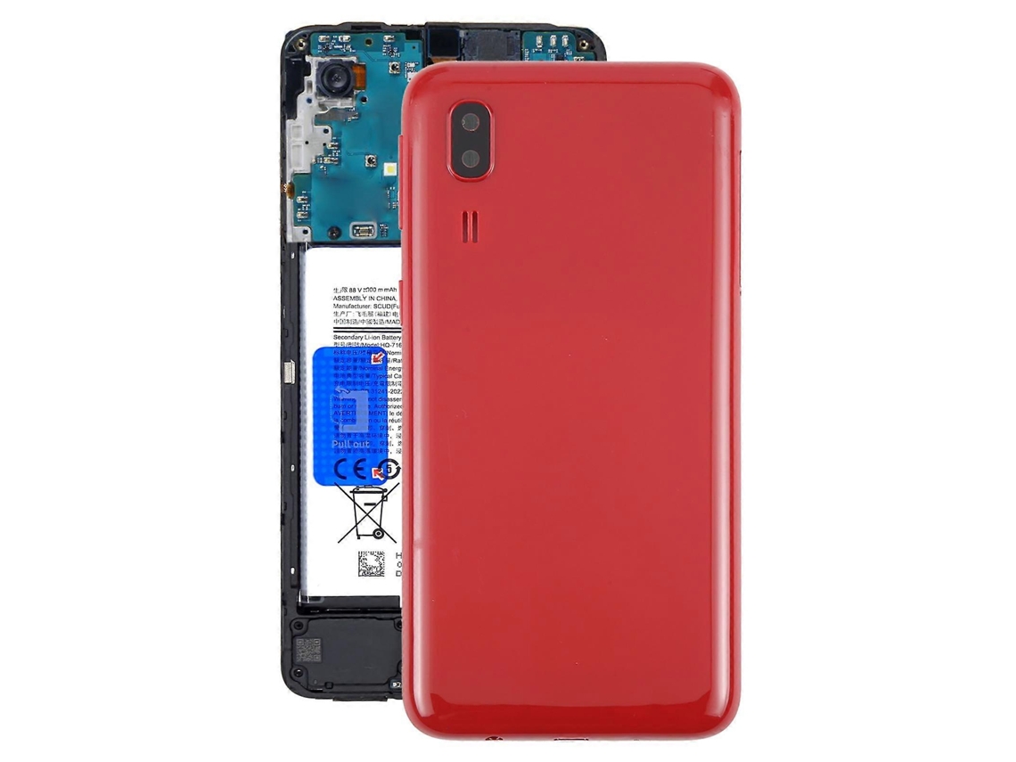 Tampa Traseira Com Proteção Para Lente Da Câmera Para Samsung Galaxy A2 Core Sm-a260f