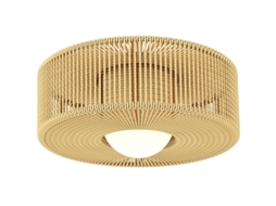 Lustre de Teto BTFORUS Boho com Abajur de Corda de Cânhamo e Soquete G9 para Led (não aplicável)