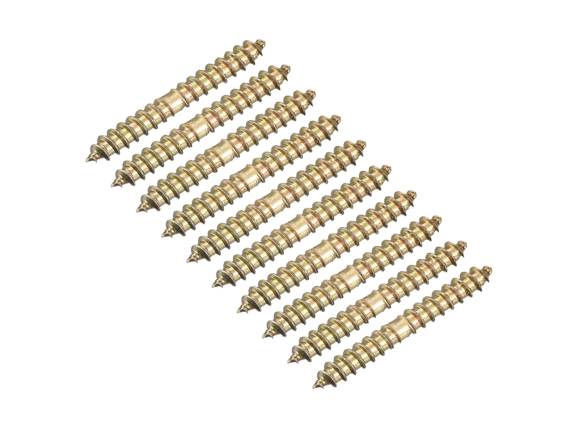 24 Parafusos de Cavilha Autoatarraxantes Dupla Face 4 X 30 Mm para Unir Madeira CHABERLU