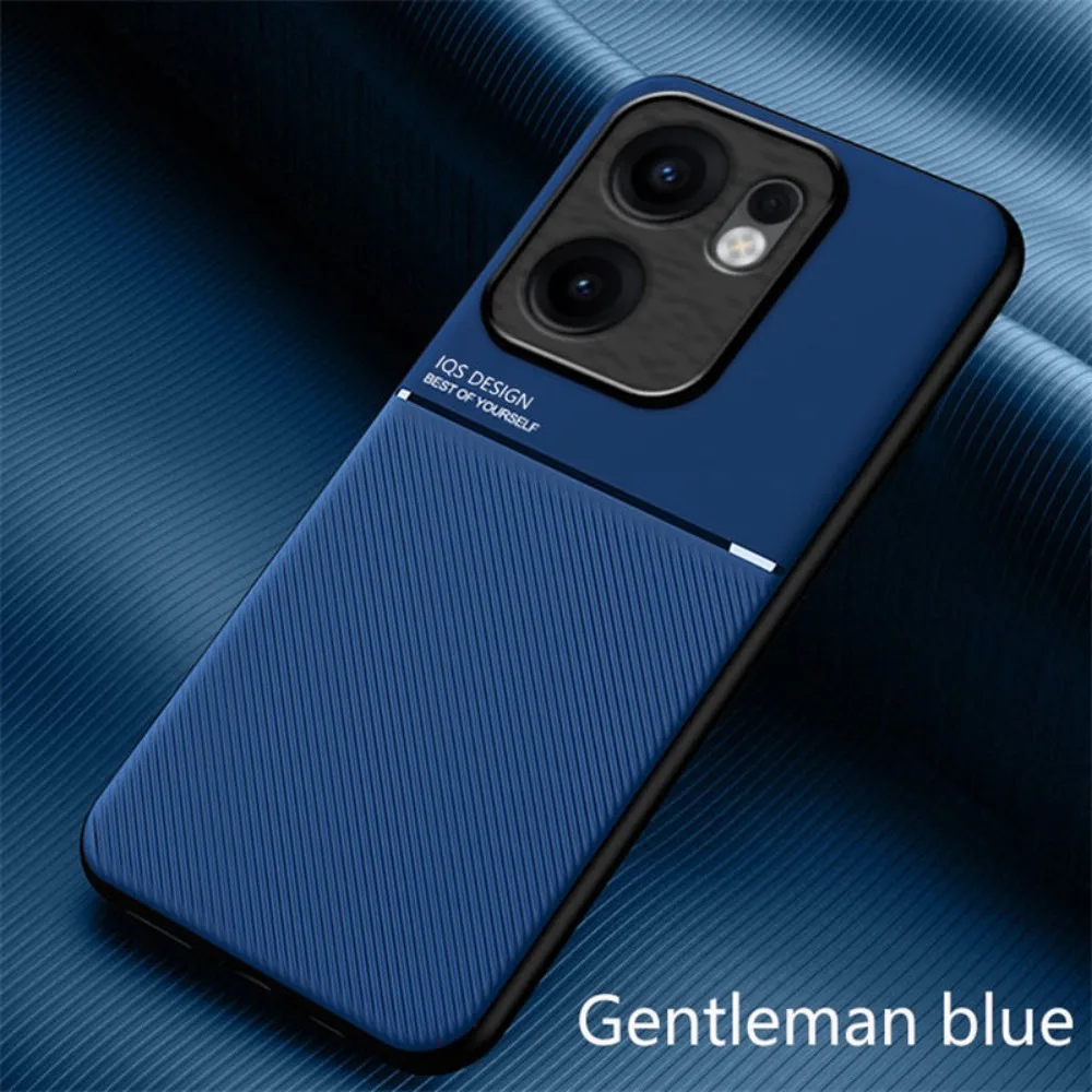 (azul, Oppo Reno15 Pro) Capa De Celular Profissional Com Textura Em Couro Pu, Resistente A Impactos E Com Proteção Magnética Invisível.