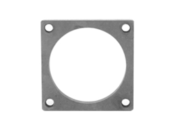 Placa Roscada de Aço Inoxidável 4803 0039 0039 39x39mm Peça de Reposição Robótica