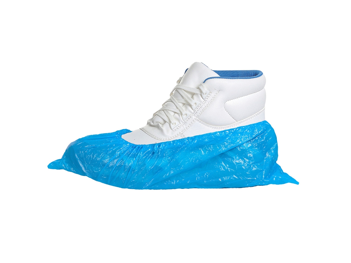 Capas Descartáveis ​​para Sapatos Em Pe - Pacote De 6000 Unidades Azul