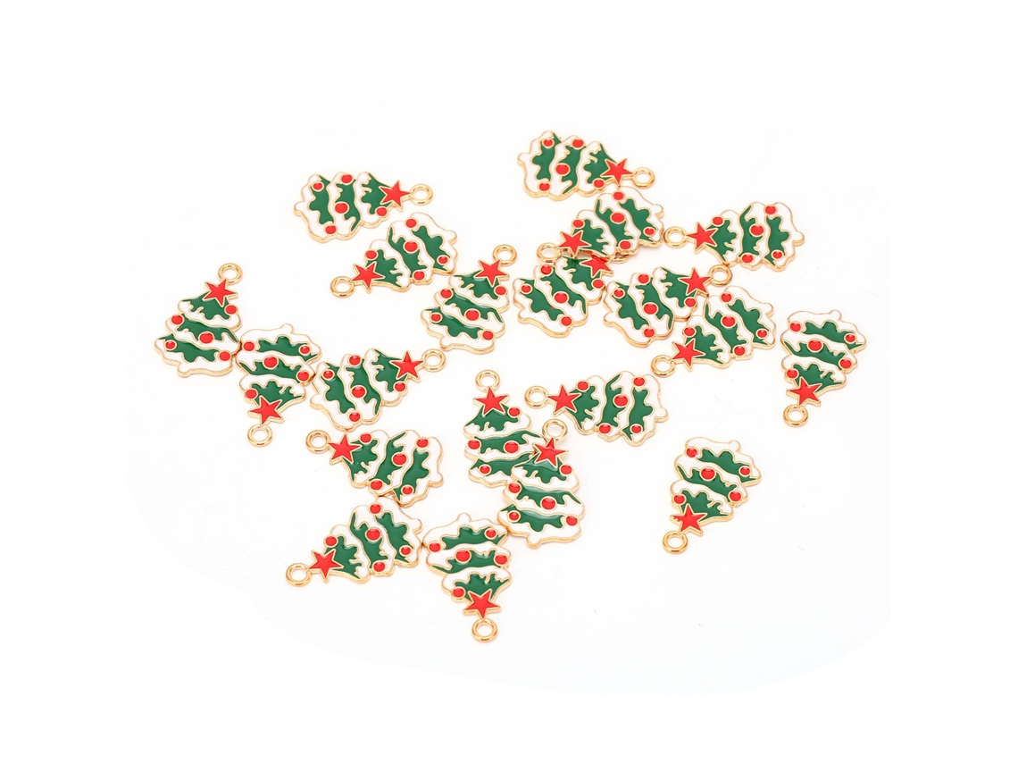 Laxiscreed Kit Com 20 Pêndulos Para Artesanato E Joias De Natal, Ideal Para Decoração E Presentes Natalícios