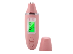 Detector Facial Analisador De Pele Profissional Sensor Digital De Óleo De Pele Testador De Analisador De Pele Para Rosto E Corpo Rosa Yizhood
