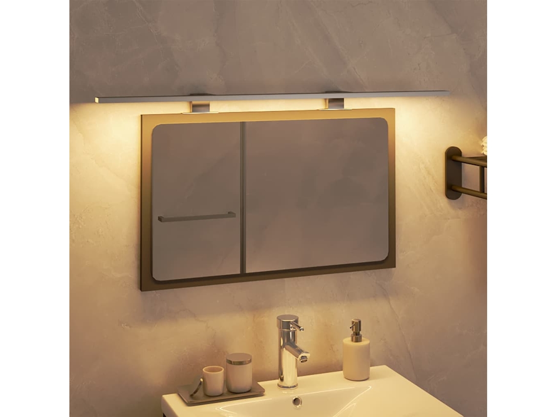 Vidaxl Luz Led Para Espelho 13 W 3000 K 80 Cm Branco Quente