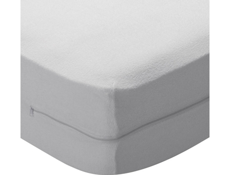 Capa de Colchão  de Tecido Turco com Aloe Vera Respirável (150X190/200Cm) Branco