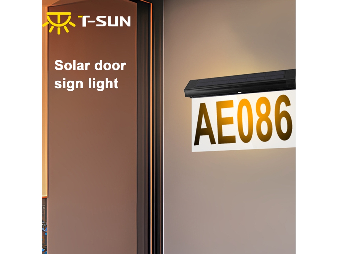 Luz de Placa de Endereço Solar Externa Ip65 S/MARCA