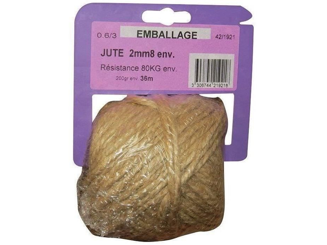 Fio De Juta 0,6/3 X 200 G Em Suéter De Plástico