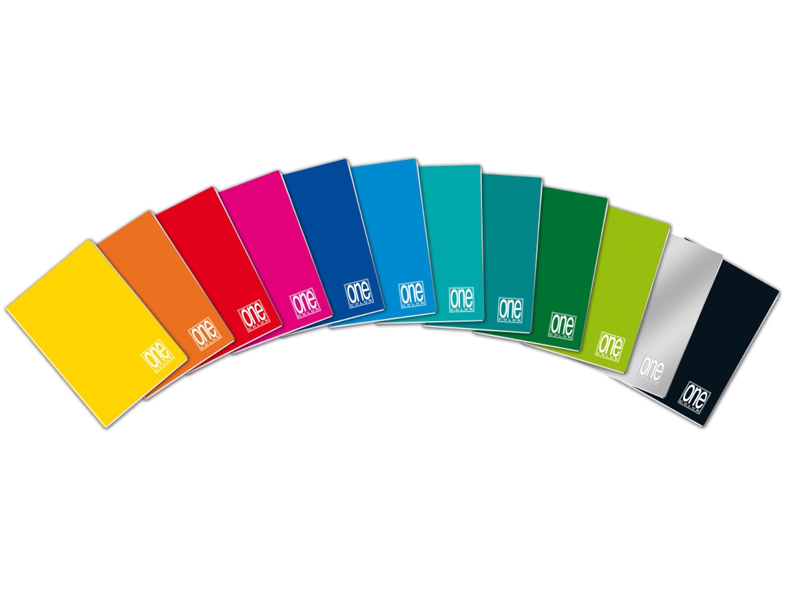 BLASETTI One Color Maxi Notebook e Bloco A4 31 Folhas Multicolor