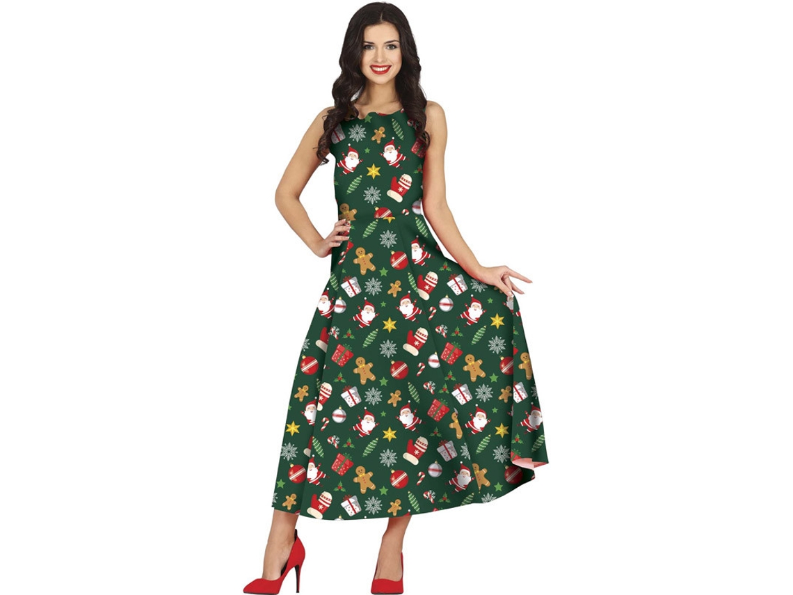 Fato de Mulher GUIRMA Natal Longo Verde (L = 42/44)